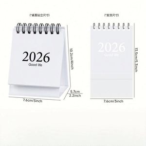 Calendrier mural personnalisé 2025-2026 en gros, agenda annuel avec photo, planificateur de vacances pour l'école, le bureau, cadeaux promotionnels - Product Image 2