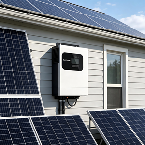 ระบบไฮบริดพลังงานแสงอาทิตย์ 6.5KW 48V คลื่นไซน์บริสุทธิ์ พร้อมตัวควบคุม MPPT สำหรับเก็บพลังงานภายในบ้าน SI200-48-6.5 ระบบออฟกริด 6.5KW - Product Image 2