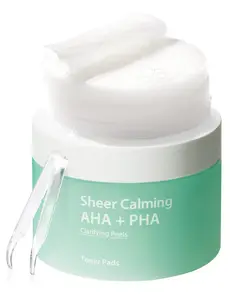 얼굴 여드름 치료 및 모공 클렌징을 위한 개인 라벨 AHA + PHA 각질 제거 면 토너 패드