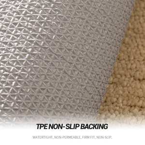 Dada Ensemble de 3 tapis de bain absorbants, résistants aux taches, antidérapants, tapis de douche pour salle de bain avec contour en <span class=keywords><strong>U</strong></span> pour toilettes - Product Image 6