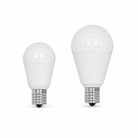 Ampoule LED A15 Culot E12 E14 E17 5W 6W 7.7W 440-820LM 2700K-6500K IRC 90 Dimmable en Aluminium et PC pour Ventilateur de Plafond et Applique Murale