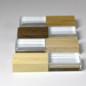 Tùy chỉnh 3D laser logo bằng gỗ thủy tinh trong suốt USB 2.0 3.0 8GB 16GB gỗ pha lê USB Stick 32GB Bộ nhớ ổ đĩa flash món quà cưới - Product Image 6