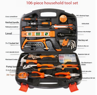 Kit d'outils à main polyvalents Prostormer de 78 pièces avec pinces à pompe et clés hexagonales (étui rigide) - Garantie OEM 1 an - 001
