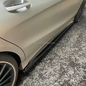 Alerón de labio de extensión de fibra de carbono estilo PA para <span class=keywords><strong>Mercedes</strong></span> Benz <span class=keywords><strong>CLA</strong></span> clase W117 W176 faldas laterales Bodykit - Product Image 2