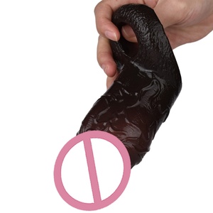 SXXY Reusable Liquid Silicone Realistic Cock Sleeve With Open-ended Design Glans Soft Sex <b>Toys</b> <b>for</b> <b>Men</b> Delay Ejaculation - Product Image 3