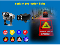 Projecteur industriel étanche IP65 100W pour grue, projection Gobo LED AC 100-240V pour entrepôt et équipement lourd