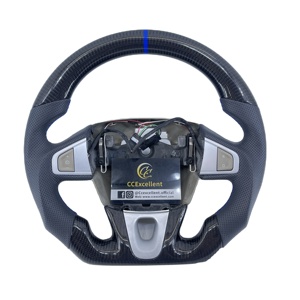 Volant en cuir Alcantara 100% fibre de carbone populaire pour Renault <span class=keywords><strong>Mégane</strong></span> / Scénic - Product Image 1