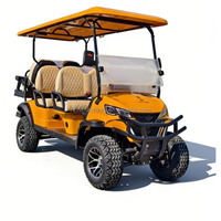 Voiturette de golf électrique 6 places, directement d'usine, sans intermédiaire, prix abordable, sièges personnalisables pour le parc, la réception, les trajets quotidiens et les dunes