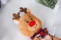Jouet en peluche de Noël en forme d'éléphant et de pingouin pour animaux de compagnie, jouet sonore durable à mâcher, jouet molaire, compagnon doux, jouet interactif pour chien, fournitures pour chiots