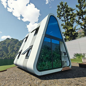 Il <span class=keywords><strong>viaggio</strong></span> interstellare trasforma istantaneamente la <span class=keywords><strong>casa</strong></span> di lavoro dello spazio abitativo prefabbricato triangolare di lusso moderno - Product Image 1