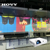 Système de projection vidéo murale holographique 3D professionnel, résolution maximale 2K, écran LCD, Wi-Fi intégré, portable, thème immersif