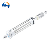 Mini vérin pneumatique série MA 32 Actionneur linéaire pneumatique en acier inoxydable