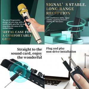 Auriculares inalámbricos de plástico con micrófono hechos en China Micrófono inalámbrico <span class=keywords><strong>Rode</strong></span> - Product Image 2