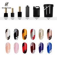 Vernis Gel UV Transparent 15ml Effet Fleur Épanouieuse avec Séchage LED, Non Toxique, Longue Durée, pour Nail Art DIY en Bouteille