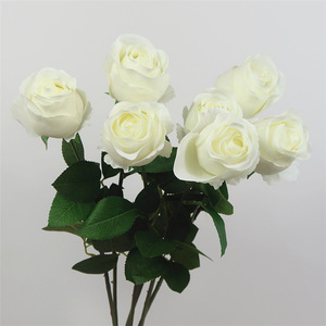 ดอกไม้ผ้าไหมเทียมสัมผัสจริงสำหรับงานแต่งงานงานเลี้ยงวันเกิดตกแต่งโชว์รูมดอกไม้ - Product Image 4