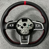 Volant en cuir véritable avec commandes au volant pour Volkswagen VW Passat Golf 7 MK7 Mk7.5 Polo Tiguan Jetta GTI, très demandé