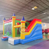 Château gonflable pour enfants, structure de jeu gonflable commerciale avec toboggan, trampoline rebondissant