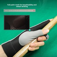Gants de billard WRELS antidérapants, durables, respirants, à trois doigts, pour la compétition, pack individuel, gants de snooker