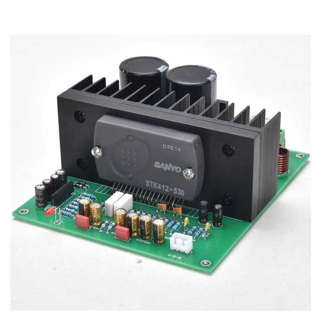 STK412-530 Electronic Module Kit Power Amplifier Dual AC 24-36V High Temperature Supply 200WX2 Power for 4-8 Ω Impedance