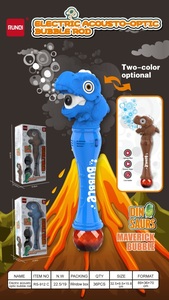 Dinosaure électrique d'extérieur vente en gros baguettes à bulles d'extérieur avec musique légère - Product Image 3