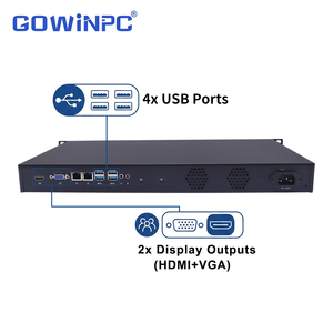 มินิพีซีอุตสาหกรรมไร้พัดลม พร้อม Intel Core i71255U พอร์ต LAN คู่ HDMI VGA 2x SATA M.2 NVMe สำหรับงานแอปพลิเคชันการมองเห็นด้วยเครื่องจักร - Product Image 4