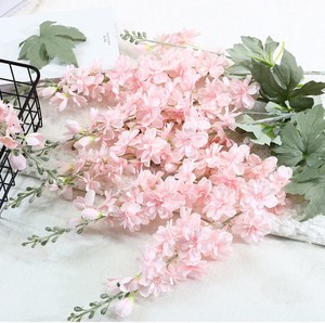 QSLH-00273 Vente en gros <span class=keywords><strong>de</strong></span> fleurs artificielles en soie, jacinthe et delphinium, branche unique, longue branche, <span class=keywords><strong>fleur</strong></span> <span class=keywords><strong>de</strong></span> mariage, aménagement paysager - Product Image 2