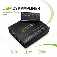 Amplificateur DSP de voiture OEM H612 Plus 8*30W 12 canaux, processeur de son numérique, logo personnalisé, amplificateur audio automobile pour modification de voiture