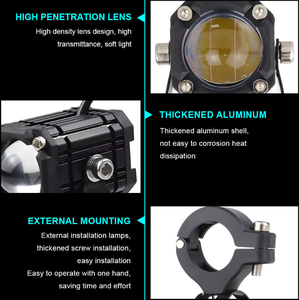 Off-Road araçlar motosikletler için Ip67 12V 6000K 16800Lm düşük işın sarı Zdl2 bi-led lazer Lens - Product Image 3