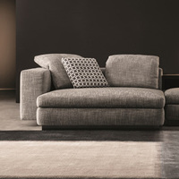 Canapé d'angle en L, ensemble de 2 pièces, Design italien, moderne nordique