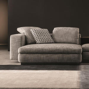 Sofá en forma de L de tela, mueble de diseño <span class=keywords><strong>italiano</strong></span>, moderno, nórdico, esquinero - Product Image 5