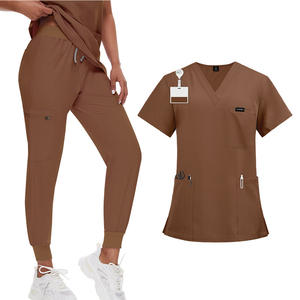 ชุดยูนิฟอร์ม<span class=keywords><strong>พยาบาล</strong></span>แบบสั่งทำ ผ้าสแปนเด็กซ์ยืดได้ 4 ทิศทาง ชุดยูนิฟอร์ม<span class=keywords><strong>โรง</strong></span><span class=keywords><strong>พยาบาล</strong></span> ชุดสครับทางการแพทย์ ชุดสครับแฟชั่น ชุดยูนิฟอร์มคลินิกทันตกรรมและพยาบาล - Product Image 6