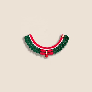 <span class=keywords><strong>Bandana</strong></span> Natalizia per Cani, Bandane a Quadri con Etichetta Personalizzata, Accessori per Cani, Prodotto per Animali Domestici, Sciarpa in Cotone per Gatti, Bavaglini di Lusso in Tweed per Cani - Product Image 3