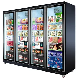 Vidro congelado refrigeração ventilado produtos margaridas vidro porta porta congelador refrigeração frigorífico