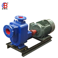 Pompe à eaux usées auto-amorçante en acier inoxydable, haute levée 30M, pour les eaux usées industrielles et le drainage des chantiers de construction.