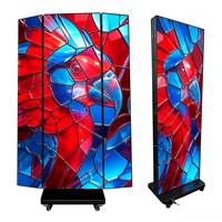 Pantalla LED Plegable para Banner Enrollable Digital, Cartel Electrónico Retráctil Reutilizable
