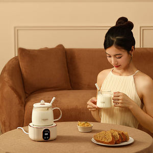 Bouilloire Électrique en Verre de Haute Qualité avec Contrôle de Température, Mini <span class=keywords><strong>Chauffe</strong></span>-<span class=keywords><strong>Eau</strong></span> Électrique : Bouilloire à <span class=keywords><strong>Eau</strong></span> Chaude Miniature de 400 ml - Product Image 2