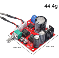 Papan Preamplifier NE5532 ganda AC5-16V DC6-24V modul Amplifier daya tunggal modul Preamplifier mikrofon papan Amp Op Audio