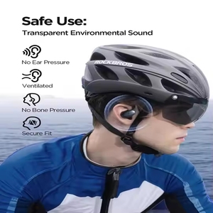 もう1つS51オープンイヤーヘッドフォン,軽量セキュアフィットオープンイヤーイヤフォンワイヤレス<span class=keywords><strong>Bluetooth</strong></span> 40hプレイタイムベースもっと見る - Product Image 2