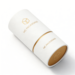 Premium <b>Round</b> Paper Tube <b>Box</b> Custom Rigid Cylinder Packaging for Candle Jar Perfume Bottle Custom Logo Factory - Product Image 5