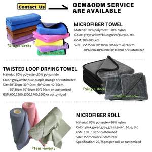 Chiffons de nettoyage en microfibre réutilisables Fumete rouleau lavable déchirer serviettes en microfibre pour voitures 9.8 "x 9.8" pour la cuisine de la maison - Product Image 6