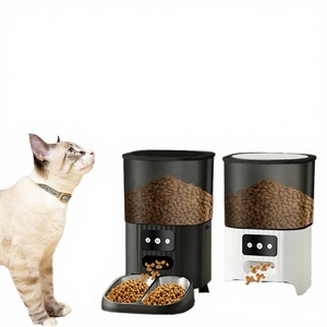 Distributeur automatique de nourriture pour animaux de compagnie, WiFi, rechargeable, écologique, en acier inoxydable, étanche, ultra silencieux, design personnalisable - Product Image 4