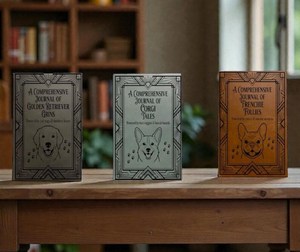 Diarios de Razas de Perros Grabados con Láser: Cuaderno de Piel Sintética para Amantes de los Perros - Product Image 2
