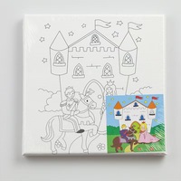 Nouvelle Arrivée Kit de Peinture à l'Huile Numérique DIY à Peindre Soi-même avec Cadre, Pinceau et Tissu Imperméable et Écologique – Sujets Animaux