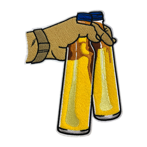 High Quality Western Custom Chenille Patches Beer Embroidery Patches for Trucker Hats and Clothes - Product Image 1