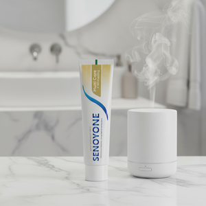 SENOYONE <span class=keywords><strong>Dentifricio</strong></span> Sbiancante per <span class=keywords><strong>Denti</strong></span> <span class=keywords><strong>Sensibili</strong></span> 100ml, Sollievo Quotidiano dalla Sensibilità, Rafforza i <span class=keywords><strong>Denti</strong></span>, Protegge le Gengive, Approvato dai Dentisti, Per Uso Domestico - Product Image 6