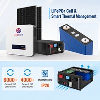 Système de stockage d'énergie domestique tout-en-un 10KWh 5KW 51.2V 200Ah Grade A LiFePO4, batterie solaire hybride CE IEC62619 OEM ODM Vente en gros