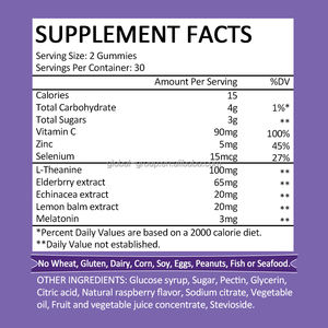 Gomitas <span class=keywords><strong>Yummy</strong></span> de Fórmula Personalizada, Vitaminas para el Apoyo Inmunológico con Vitamina C, Zinc y Equinácea, Suplemento Dietético - Product Image 2