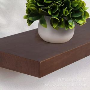 Wooden <b>Wall</b> <b>Mounted</b> <b>Shelf</b> Rectangle Float Design For Living Room Storage Neatening - Product Image 1