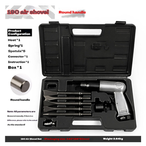 Lanceforce 190mm Druckluft-Hammer-Set mit Professionellem Meißel-Werkzeugset Industrieller Rostentferner - Product Image 4