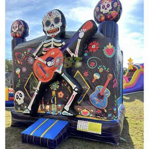 ปราสาทเป่าลมรูปหัวกะโหลกเป่าลมบ้านเด้งเป่าลมสำ<span class=keywords><strong>ห</strong></span>รับเ<span class=keywords><strong>ด</strong></span>็กปาร์ตี้ฮาโลวีนสยองขวัญ - Product Image 2